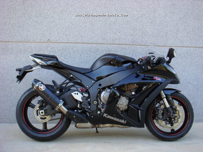 ECHAPPEMENT MOTO KAWASAKI ZX10R 2011 IXIL OVALE XTREM BLACK OK7090VXS